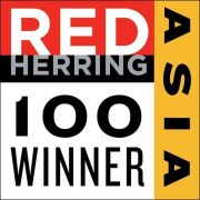 Red Herring 100 Winner Logo