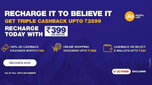 Reliance Jio triple cashback offer stretched out till December 25