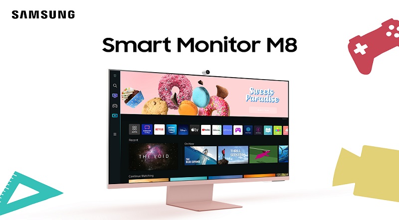 Samsung Launches Smart Monitor M8 in India, a Stylish Monitor that Enables Work Without a PC & Doubles Up As a Smart TV