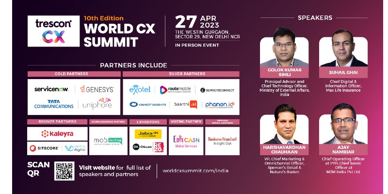 World CX Summit – India to Showcase the Impact of Customer Centricity on Business Growth.
