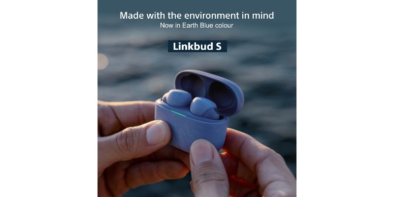 Sony announces the new WF-LS900N “Earth Blue” color made from  water server bottles