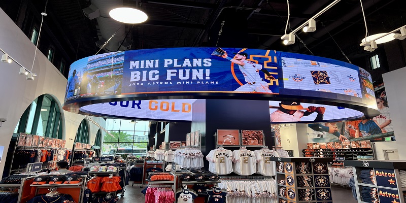 Home run: Datapath and Watchfire help Houston Astros knock it out of the park for digital content inside 8,000 sq ft stadium store