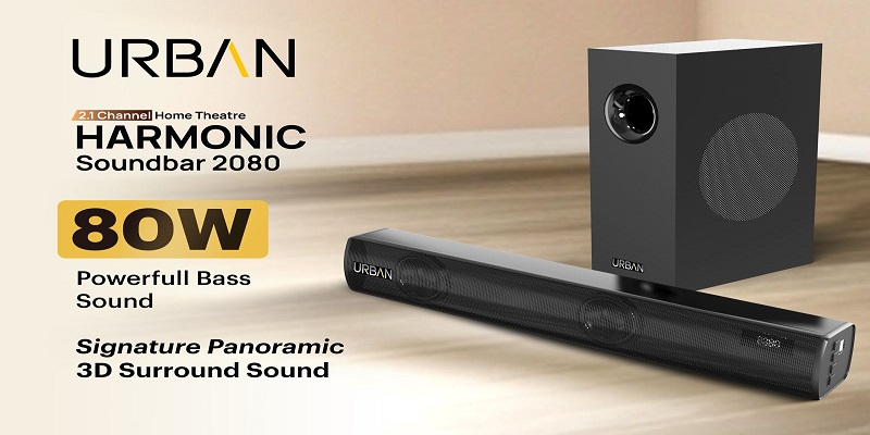 Experience the Cinematic Sound at Home with Newly Launched URBAN’s Harmonic Soundbar 2080