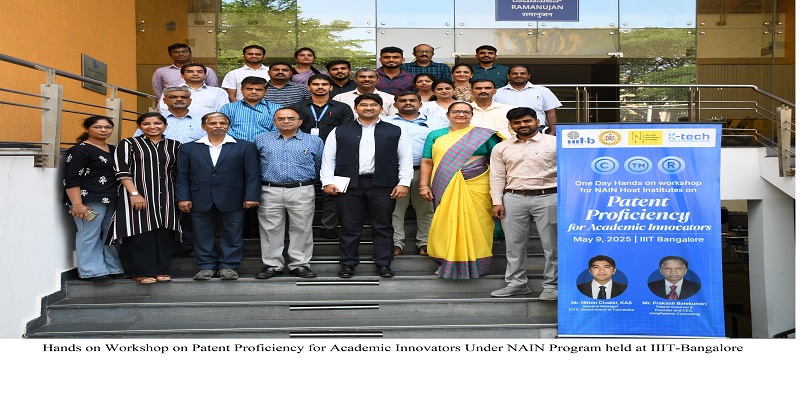 Empowering Innovation: IIIT-B Innovation Centre Hosts Workshop on Patent Proficiency for Academic Innovators Under NAIN Program