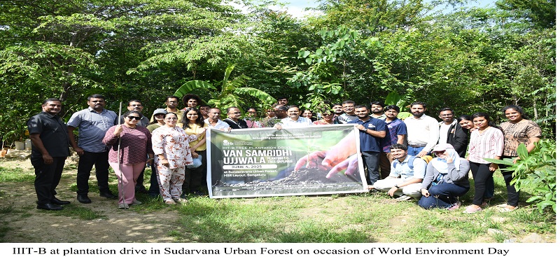 IIIT-B Marks World Environment Day with Plantation Drive in Reclaimed Urban Forest