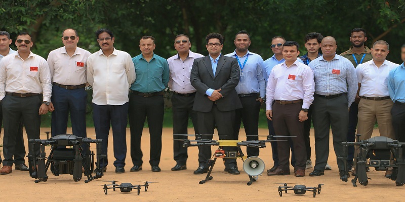 MS Dhoni-backed Garuda Aerospace hosted officers from College of Defence Management at their new facility inaugurated by Shri Sanjay Seth, Hon’ble Union Minister of State for Defence