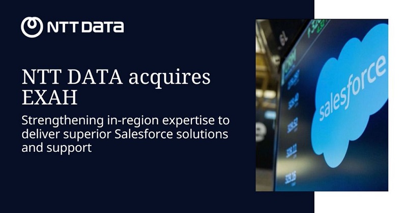 NTT DATA Enhances Salesforce Capabilities with Strategic Acquisition of EXAH