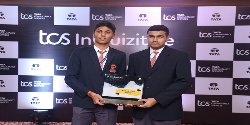 Gyan Prakash and Bhavyman Sharma from Army Public School, Hyderabad, Crowned National Champions of TCS InQuizitive 2025
