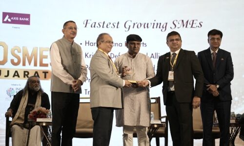 Krishna Defence Wins ‘Fastest Growing SMEs’ Honour, Selected Among Gujarat’s Top 50 from 1,524 Nominations