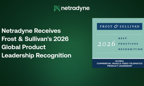Netradyne Receives Frost & Sullivan’s 2026 Global Product Leadership Recognition for Commercial Vehicle Video Telematics