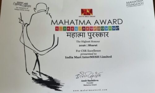 IndiaMART Honored with Prestigious Mahatma Award 2026 for Excellence in Corporate Social Responsibility